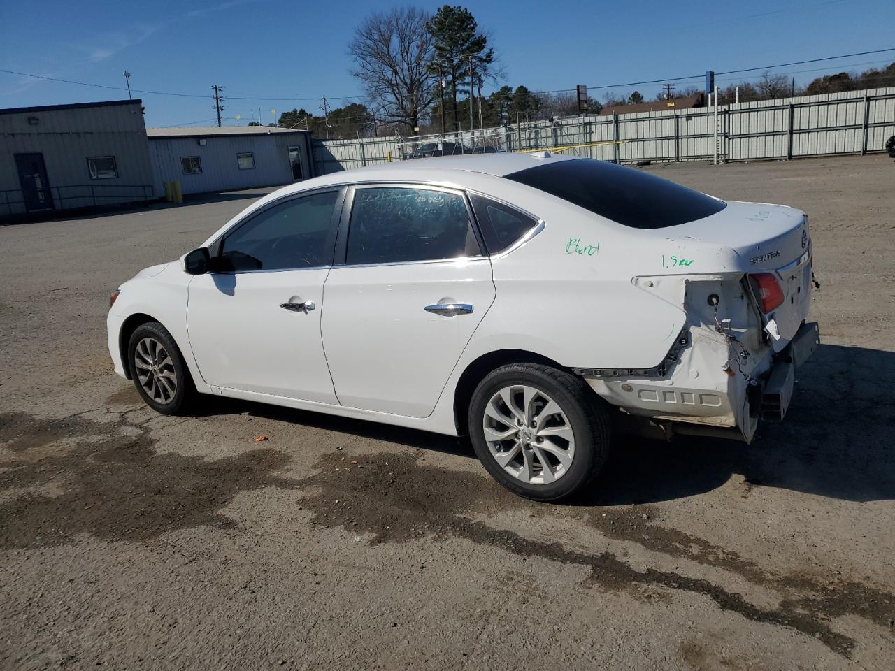 2019 Nissan Sentra VIN 3N1AB7AP6KY313505 Copart auction photo, rear end damage thumbnail 2