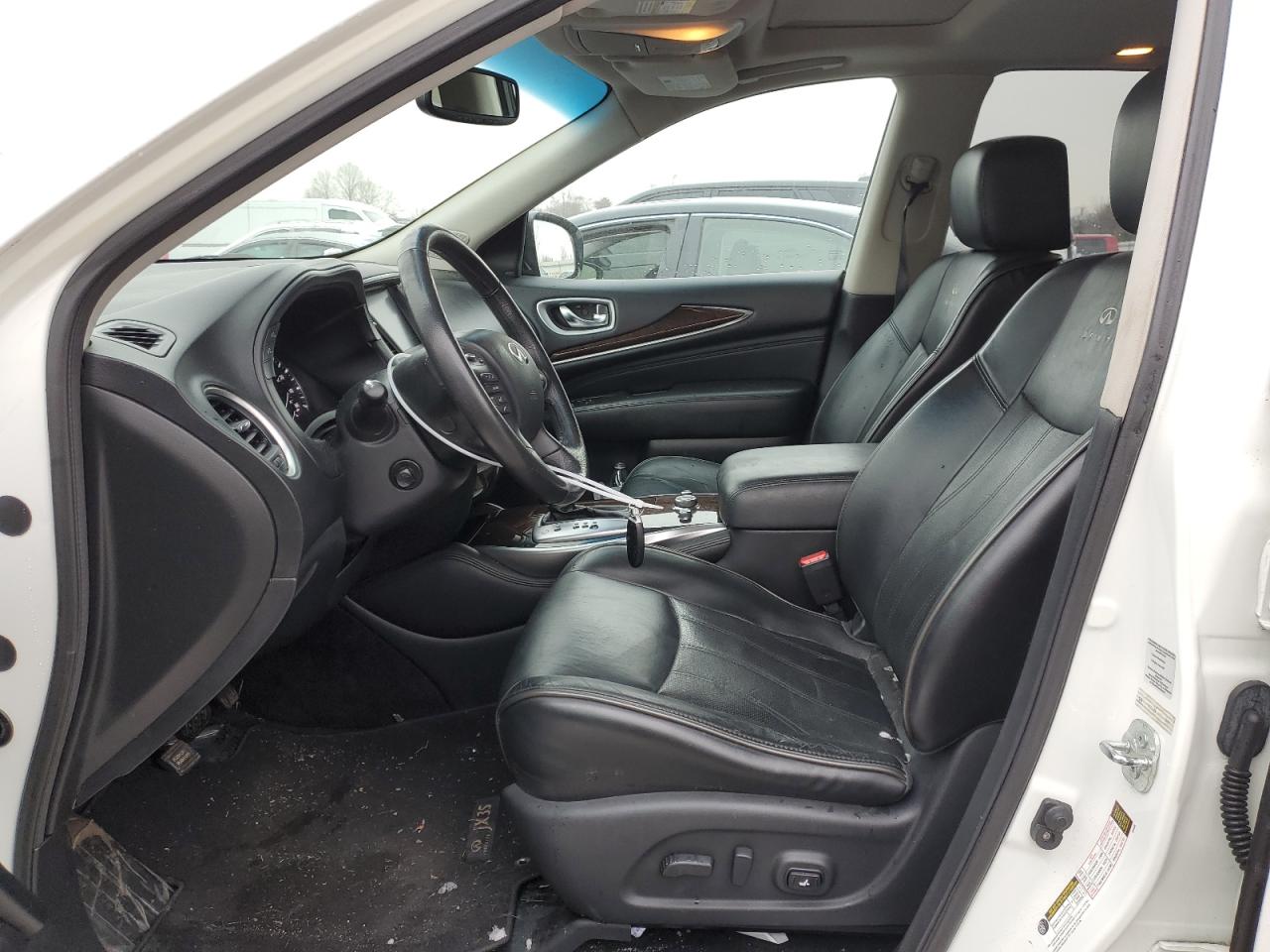 2013 Infiniti JX VIN 5N1AL0MM5DC317507 Copart auction photo, front end / side damage thumbnail 7