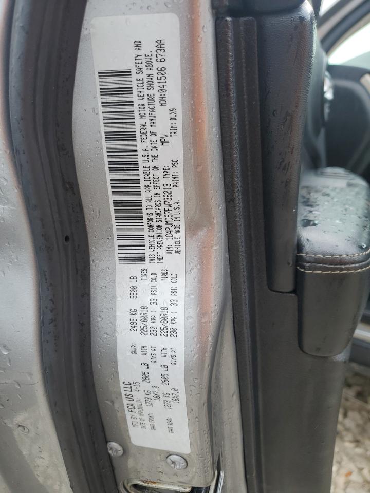 2015 Jeep Grand Cherokee VIN 1C4PJMDS7FW736213 Copart auction photo, front end damage thumbnail 14