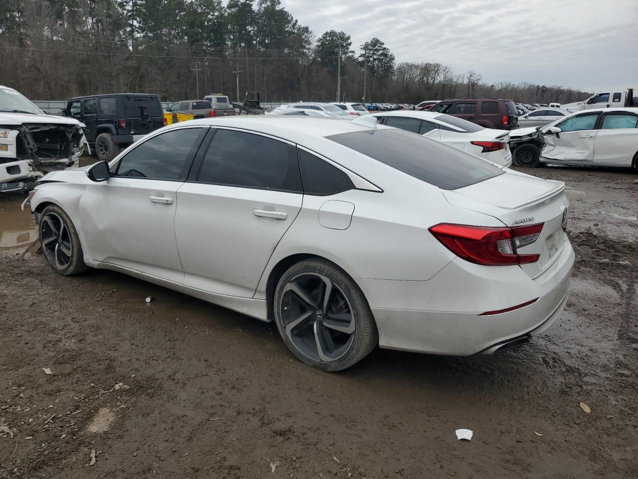 2019 Honda Accord VIN 1HGCV1F35KA010608 Copart auction photo, front end damage thumbnail 2