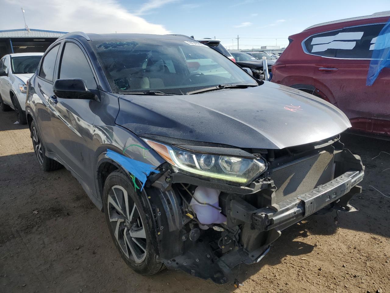 2019 Honda HR-V VIN 3CZRU6H19KG713001 Copart auction photo, front end damage thumbnail 4
