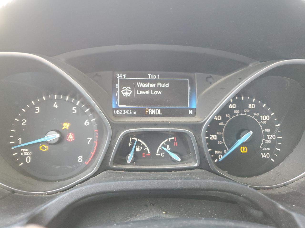 2016 Ford Focus VIN 1FADP3E27GL403013 Copart auction photo, front end damage thumbnail 9