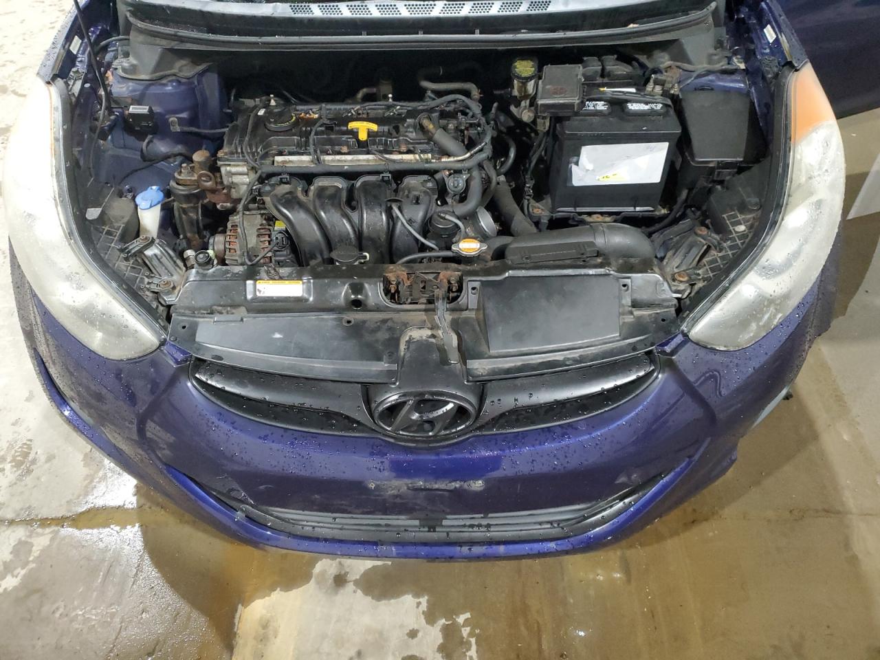 2011 Hyundai Elantra VIN 5NPDH4AE4BH005381 Copart auction photo, rear end / undercarriage damage thumbnail 11