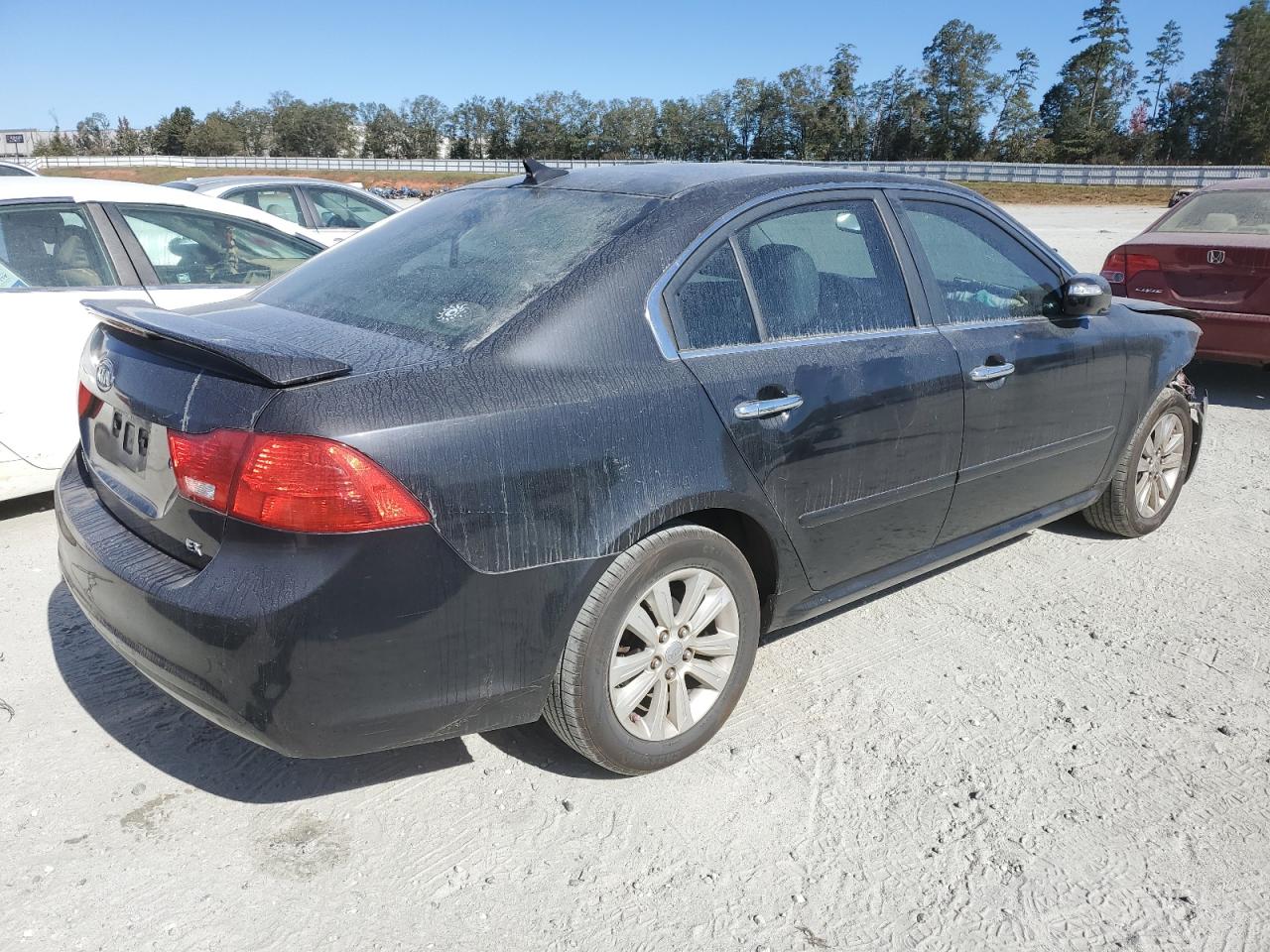 2010 KIA Optima VIN KNAGH4A87A5414980 Copart auction photo, front end damage thumbnail 3