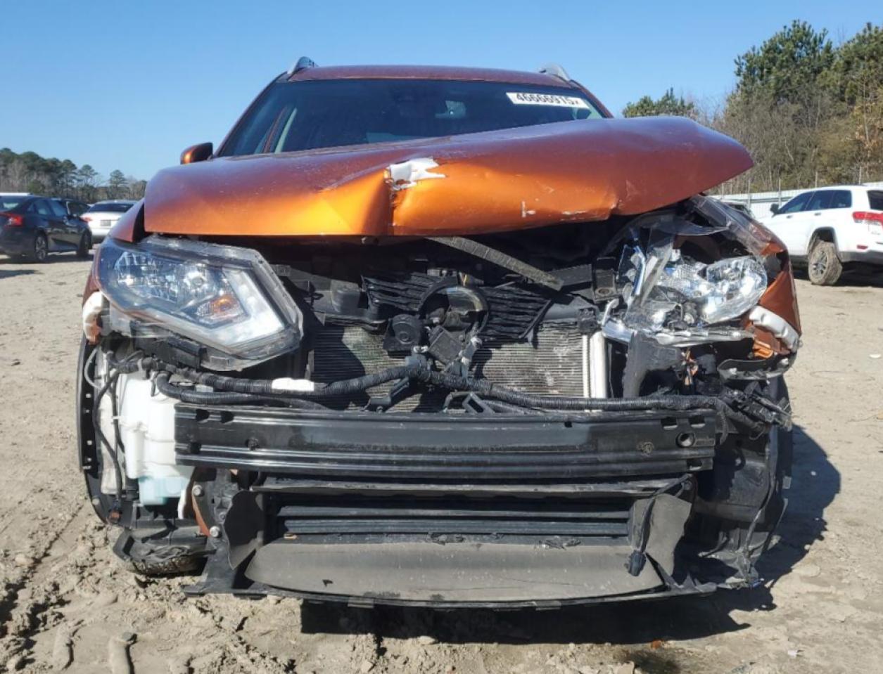 2020 Nissan Rogue VIN 5N1AT2MV0LC718417 Copart auction photo, front end / minor dent/scratches damage thumbnail 5