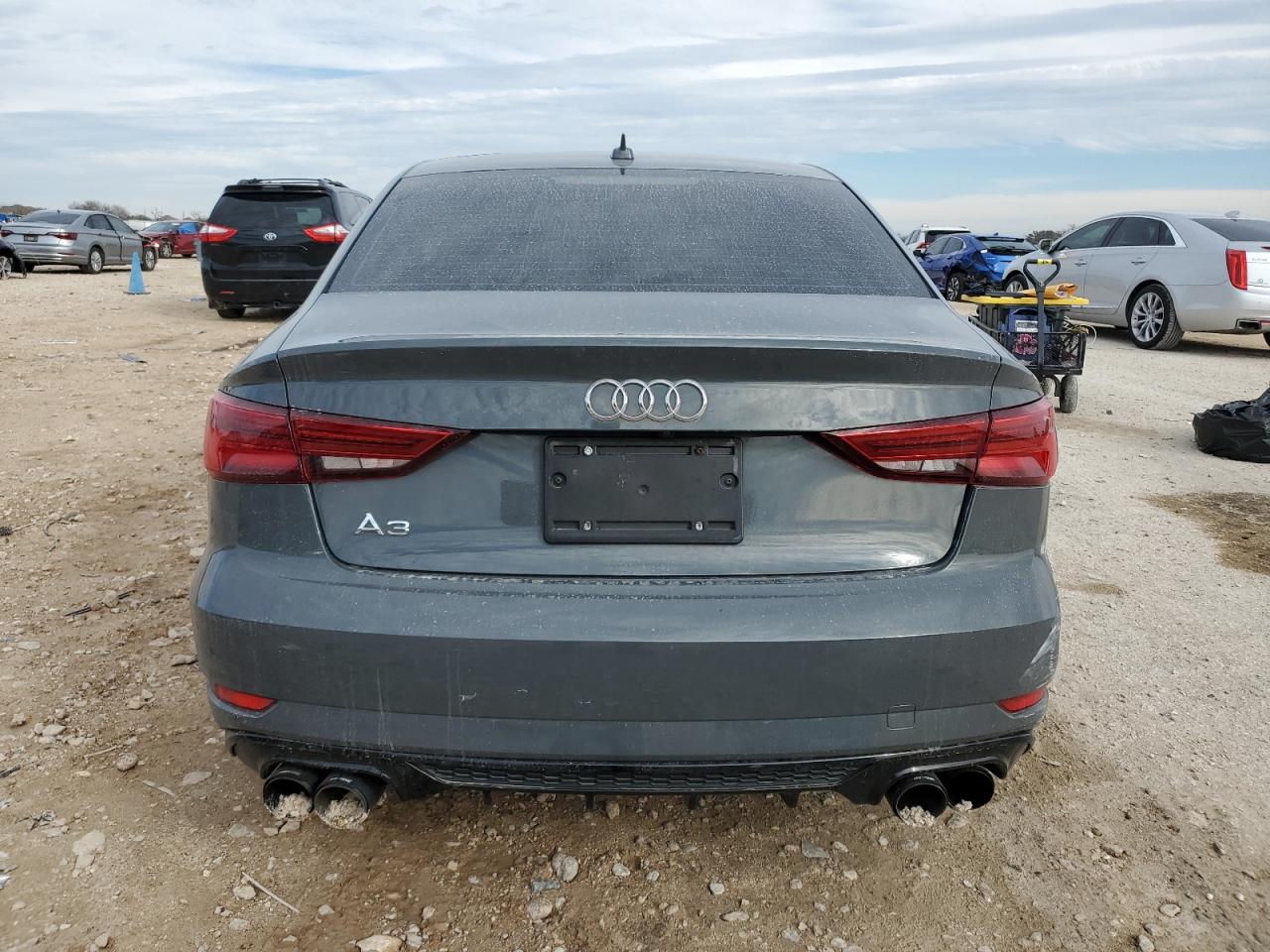 2018 Audi A3 VIN WAUAUGFF6J1054327 Copart auction photo, all over damage thumbnail 6
