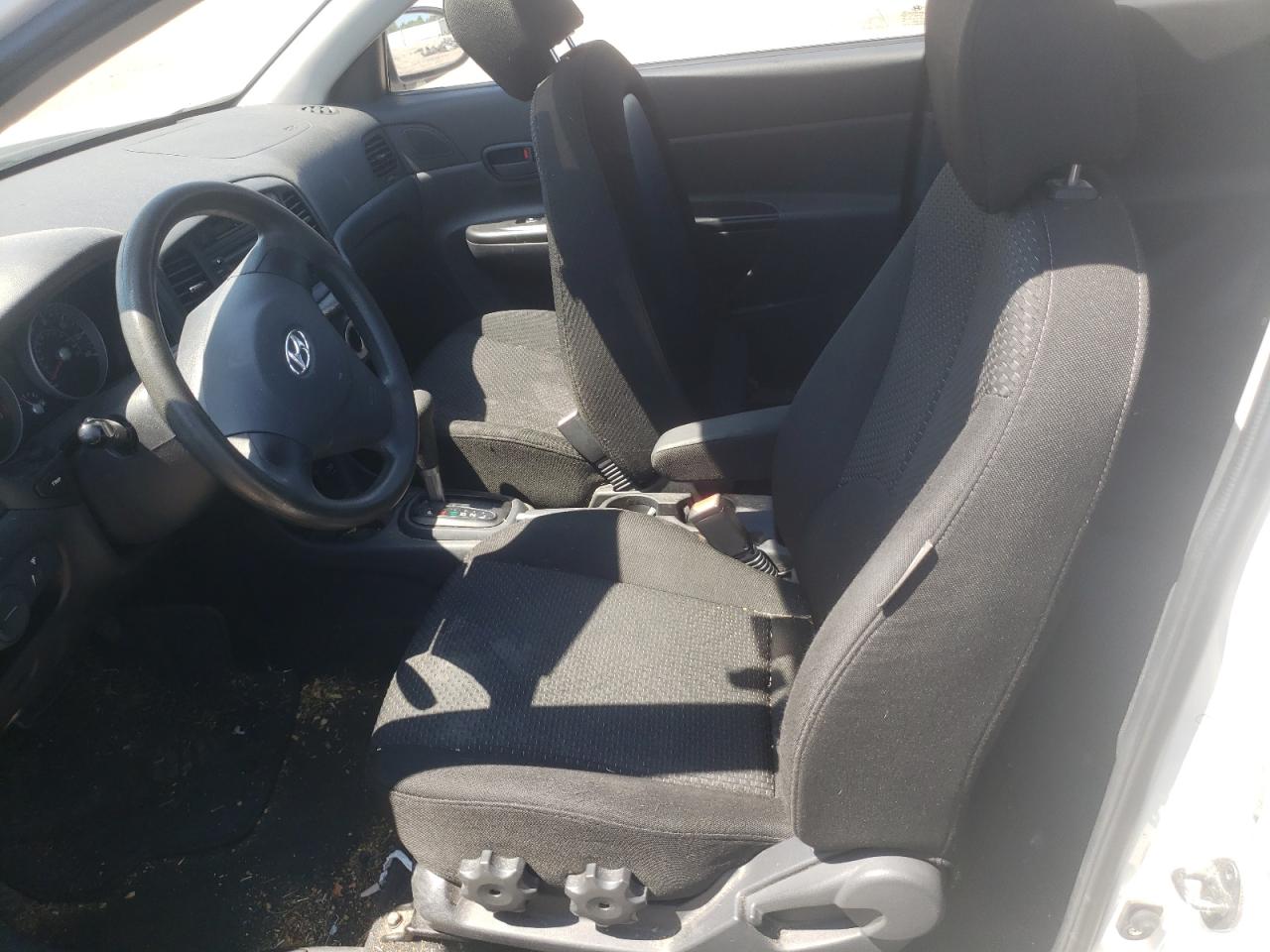 2007 Hyundai Accent VIN KMHCM36C27U030166 Copart auction photo, front end damage thumbnail 7