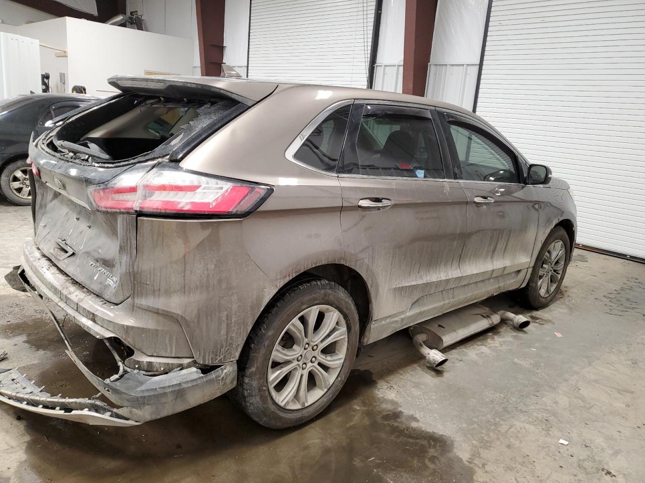 2019 Ford Edge VIN 2FMPK4K91KBC22443 Copart auction photo, rear end / undercarriage damage thumbnail 3