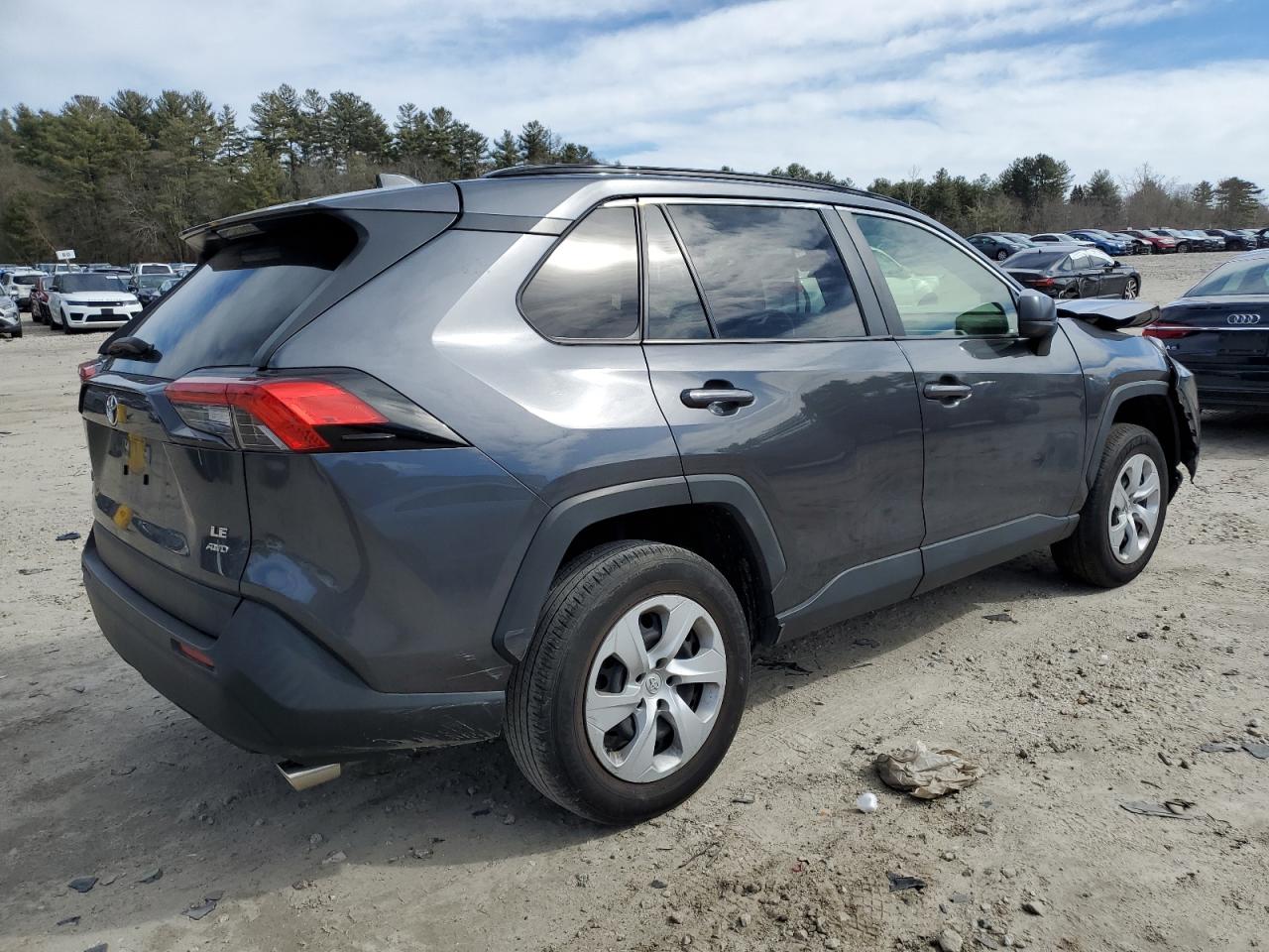2019 Toyota RAV 4 VIN JTMF1RFV0KD523738 Copart auction photo, front end damage thumbnail 3