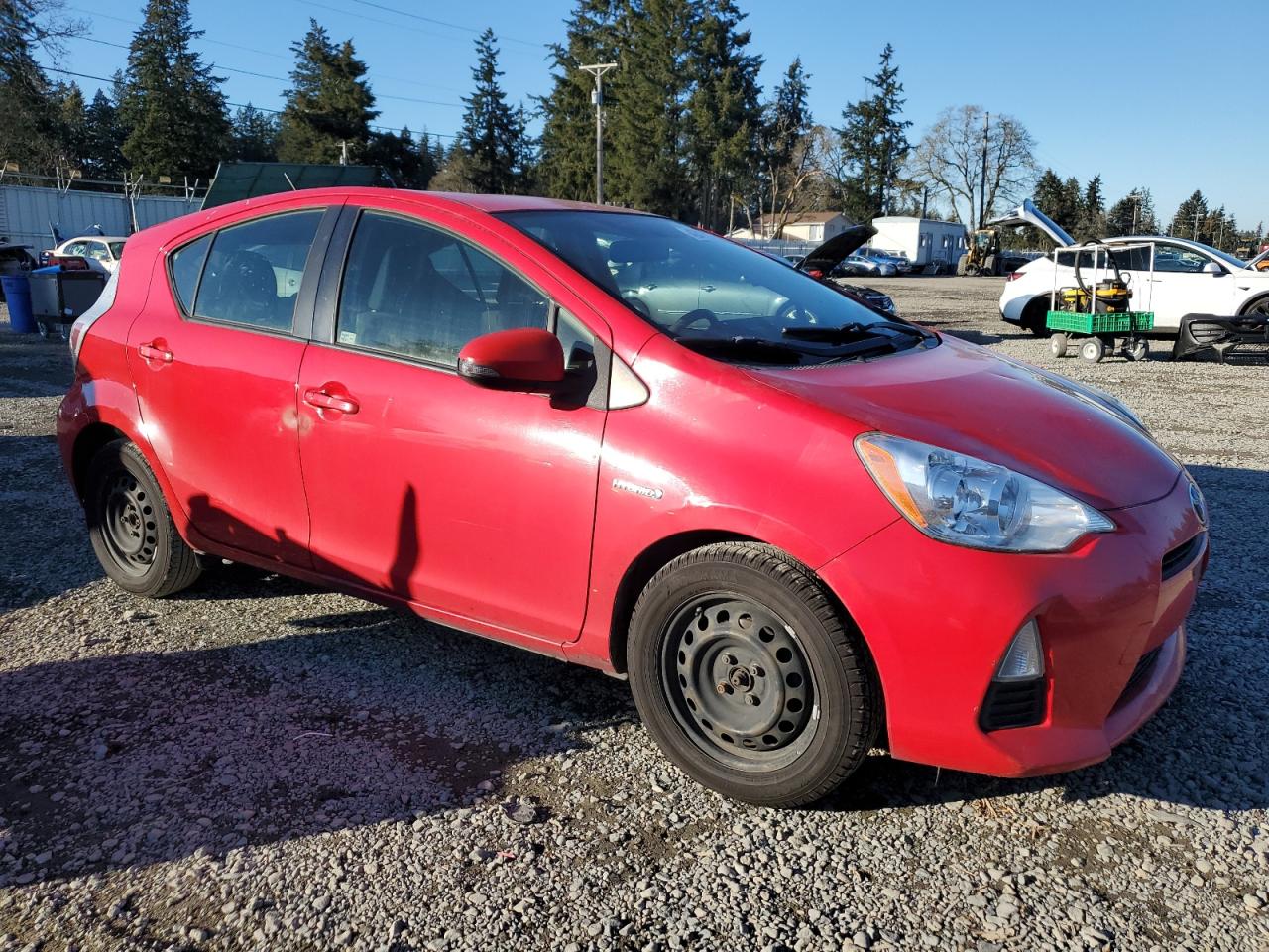 2013 Toyota Prius VIN JTDKDTB34D1539761 Copart auction photo, minor dent/scratches damage thumbnail 4