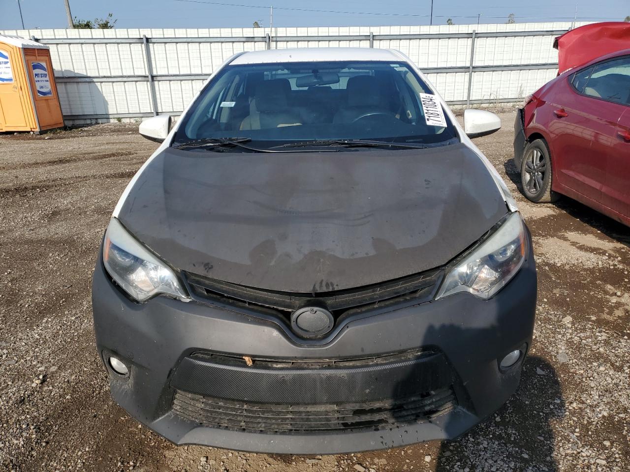 2014 Toyota Corolla VIN 5YFBPRHE0EP130589 Copart auction photo, minor dent/scratches damage thumbnail 5