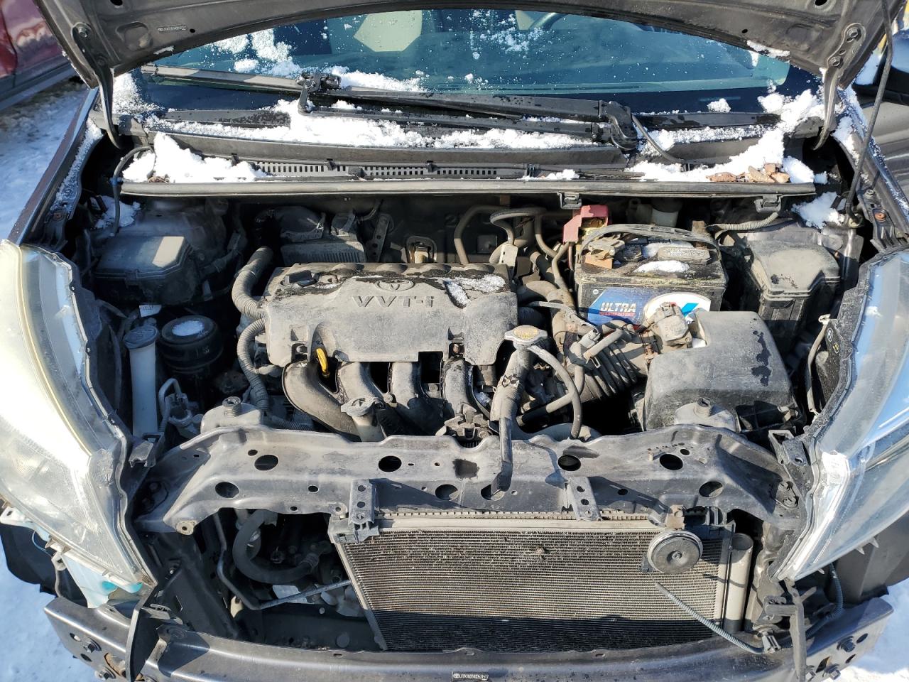 2012 Toyota Yaris VIN JTDKTUD34CD531517 Copart auction photo, front end damage thumbnail 11