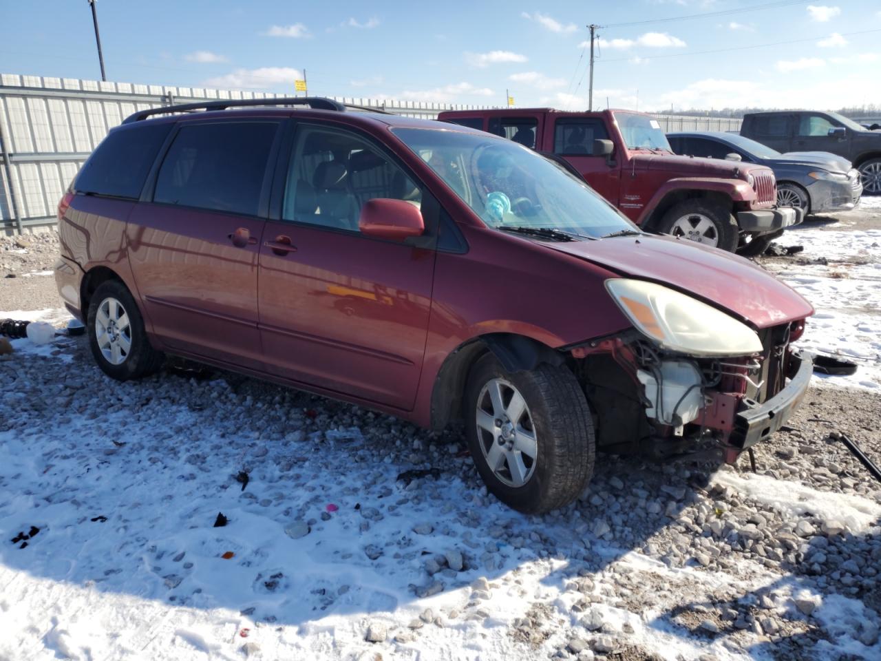 2004 Toyota Sienna VIN 5TDZA22C24S004674 Copart auction photo, all over damage thumbnail 4