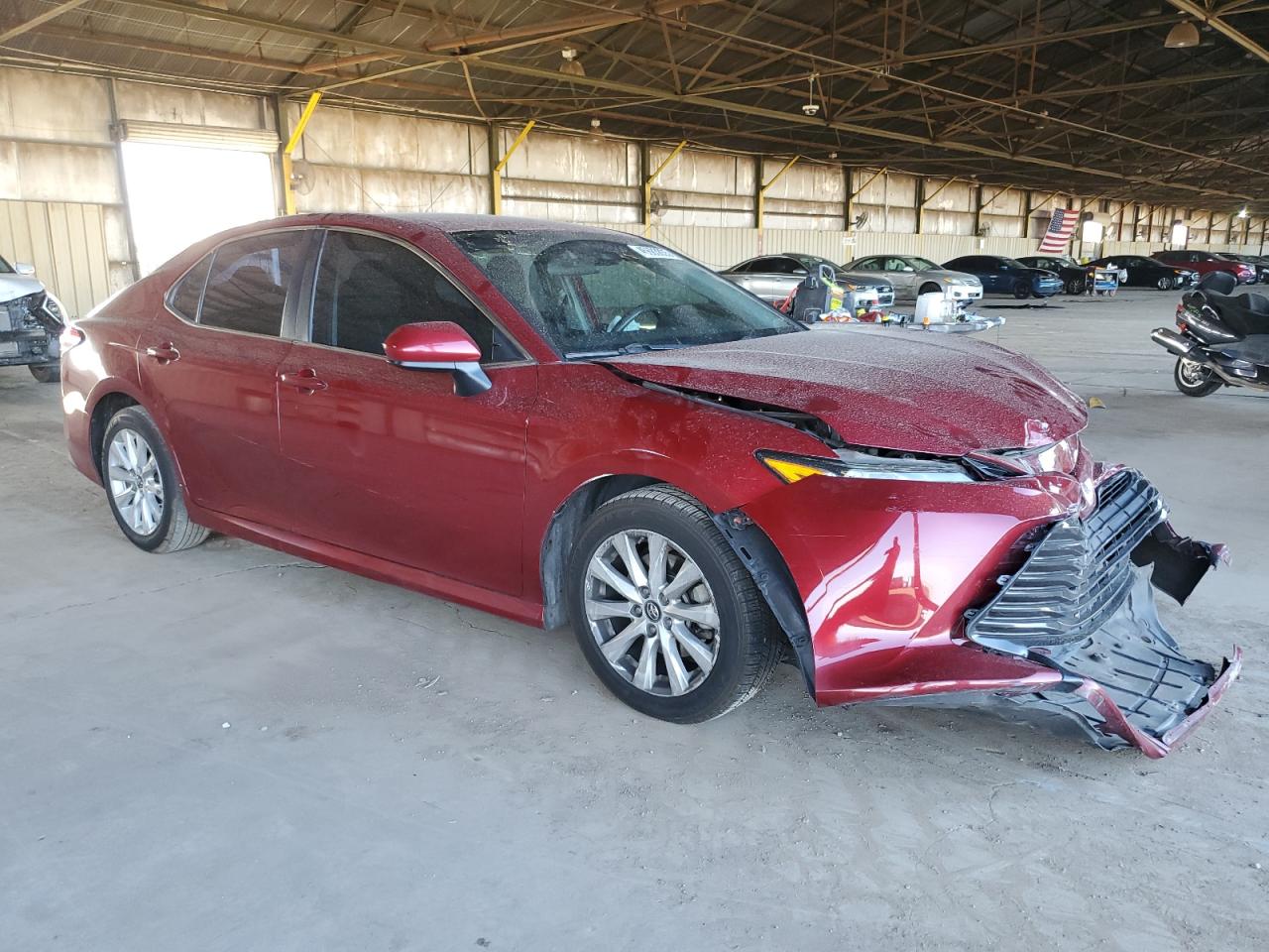 2019 Toyota Camry VIN 4T1B11HK5KU699747 Copart auction photo, front end damage thumbnail 4
