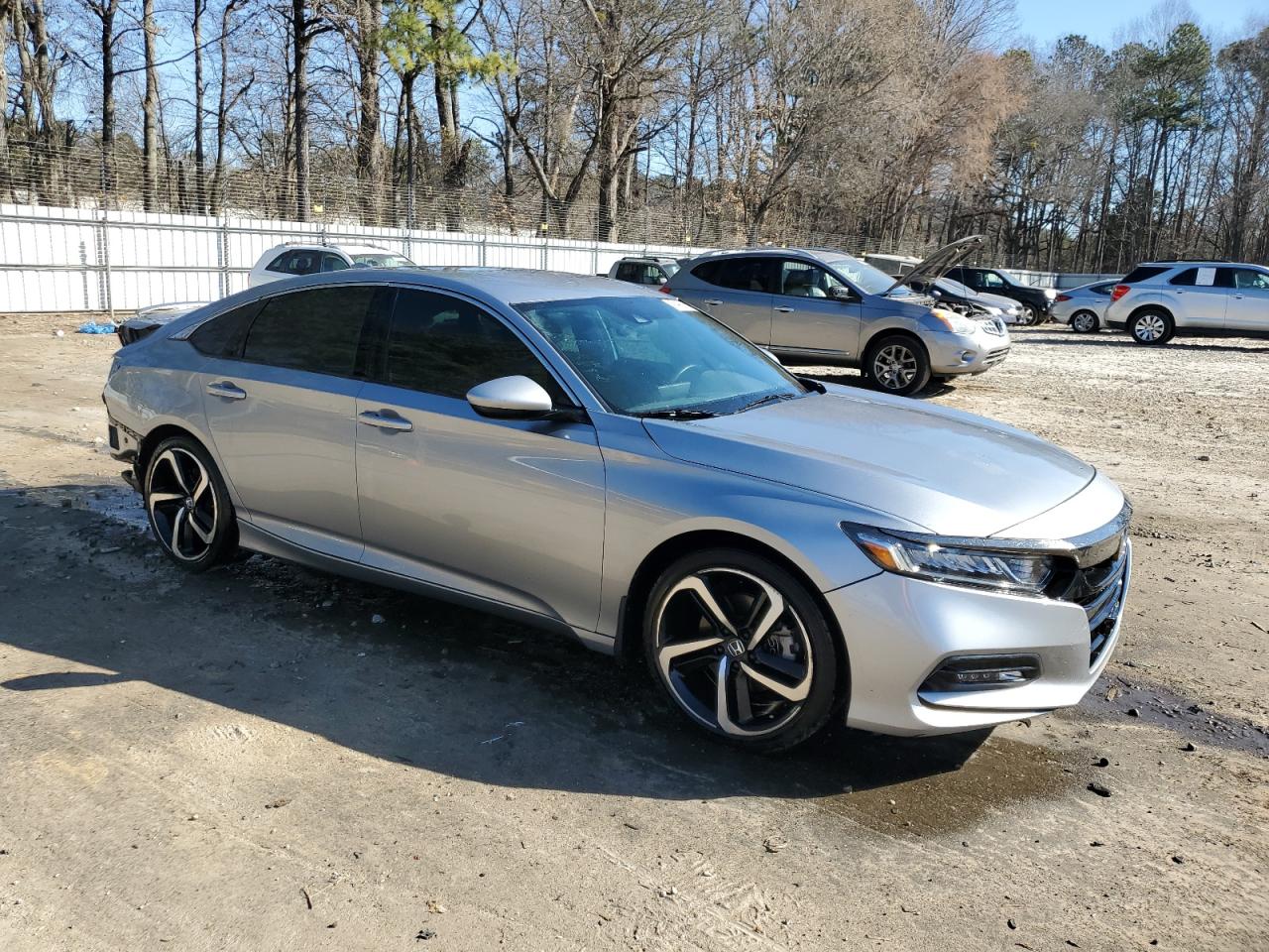 2018 Honda Accord VIN 1HGCV1F31JA242878 Copart auction photo, rear end damage thumbnail 4