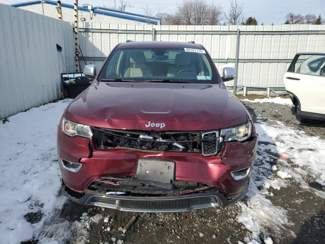 2017 Jeep Grand Cherokee VIN 1C4RJFBG9HC706900 Copart auction photo, front end damage thumbnail 5