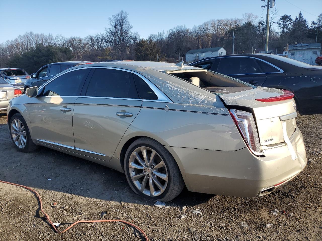 2014 Cadillac XTS VIN 2G61M5S39E9204048 Copart auction photo, rear end / top/roof damage thumbnail 2