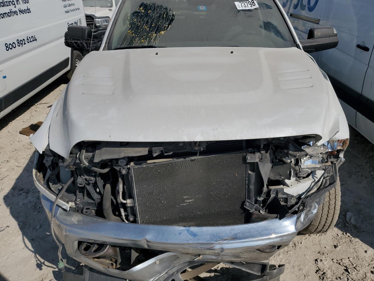 2013 RAM 3500 VIN 3C7WRTCL5DG575318 Copart auction photo, front end / side damage thumbnail 11