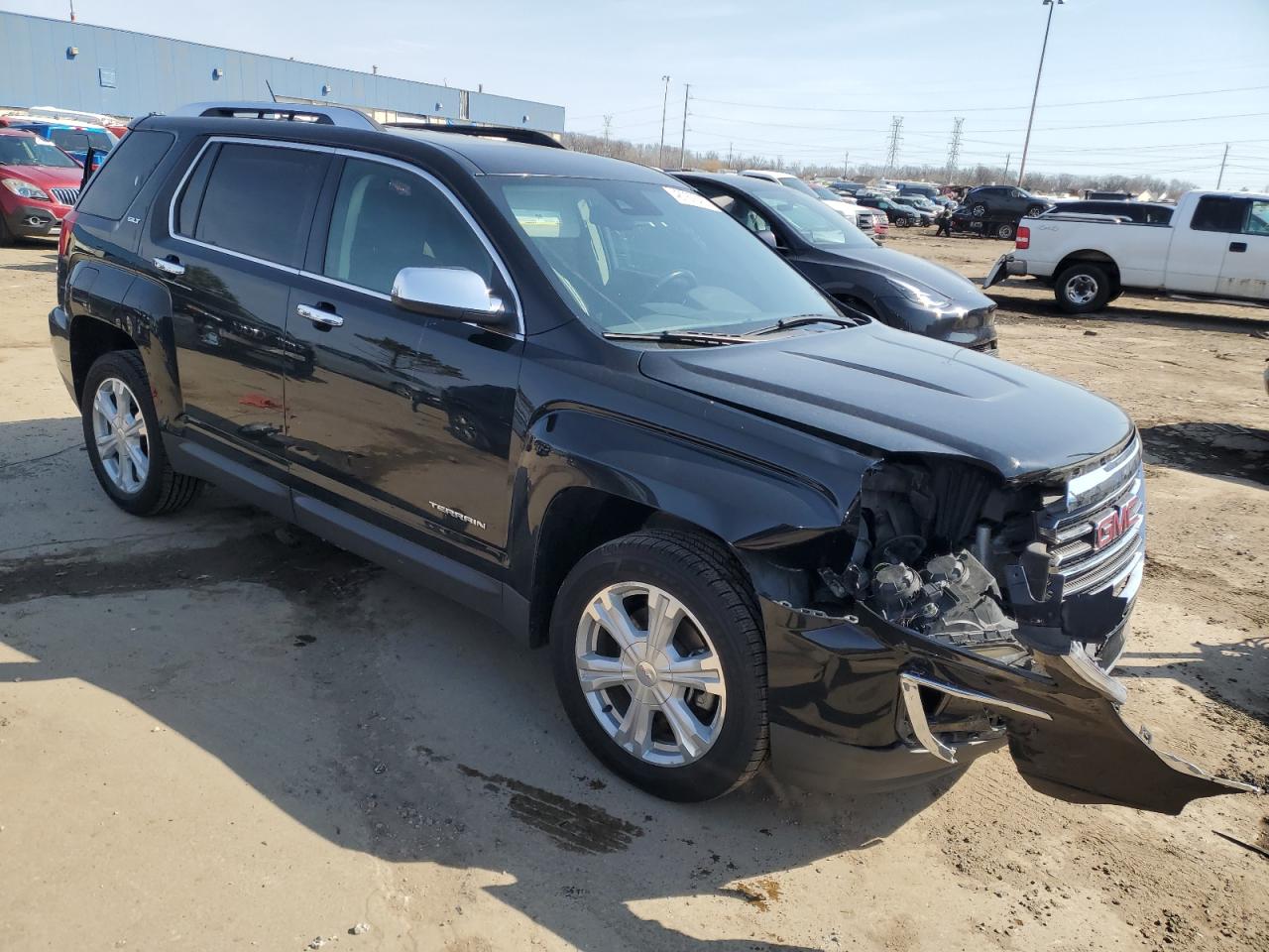 2016 GMC Terrain VIN 2GKALPEK9G6356872 Copart auction photo, front end damage thumbnail 4