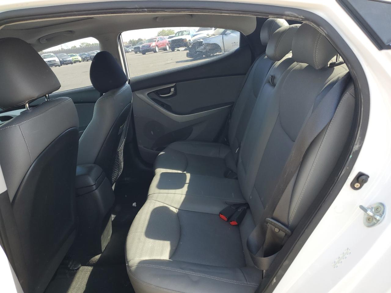 2015 Hyundai Elantra VIN KMHDH4AHXFU391595 Copart auction photo, rear end damage thumbnail 11