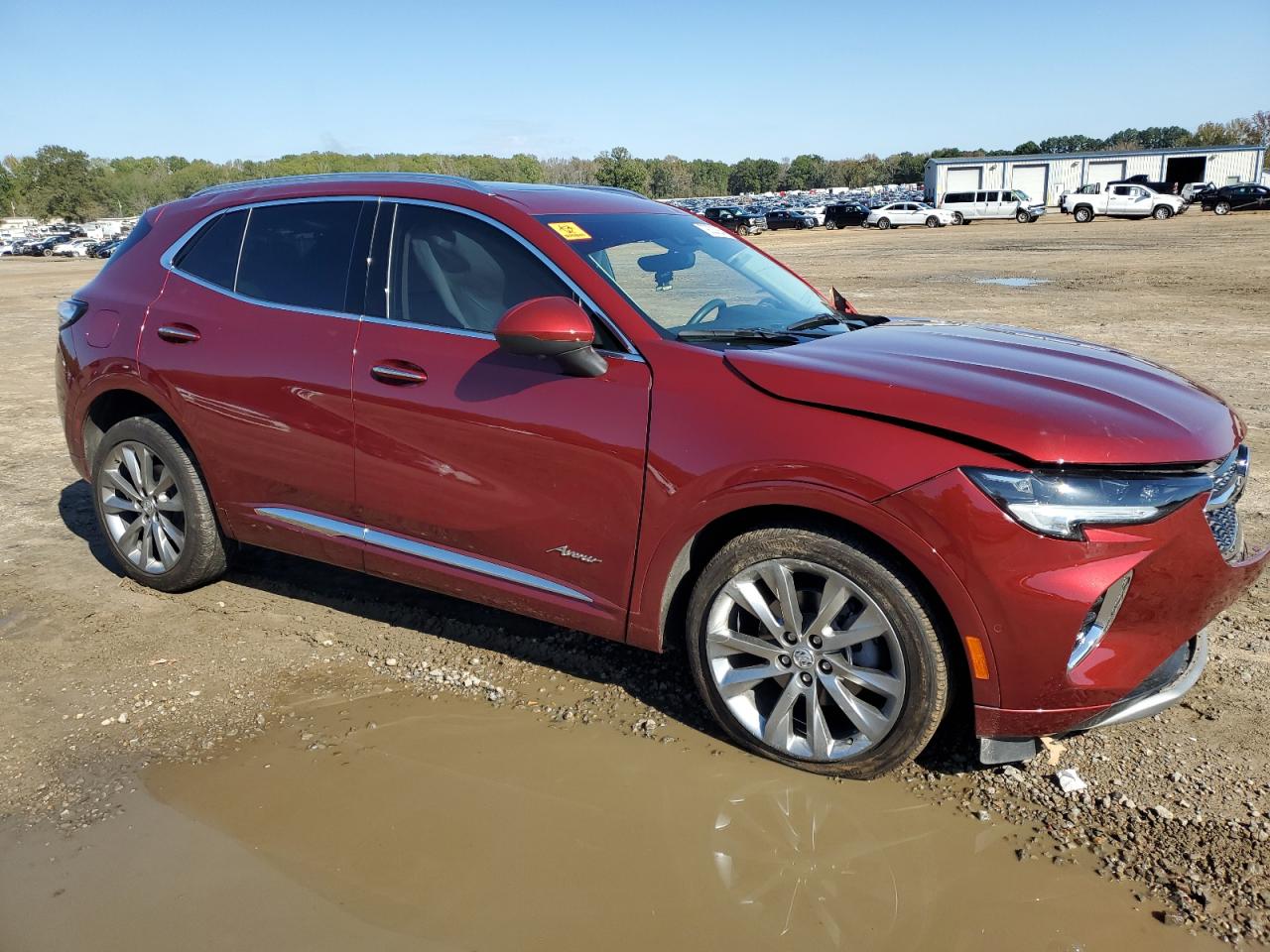 2022 Buick Envision VIN LRBFZSR46ND070909 Copart auction photo, front end / side damage thumbnail 4