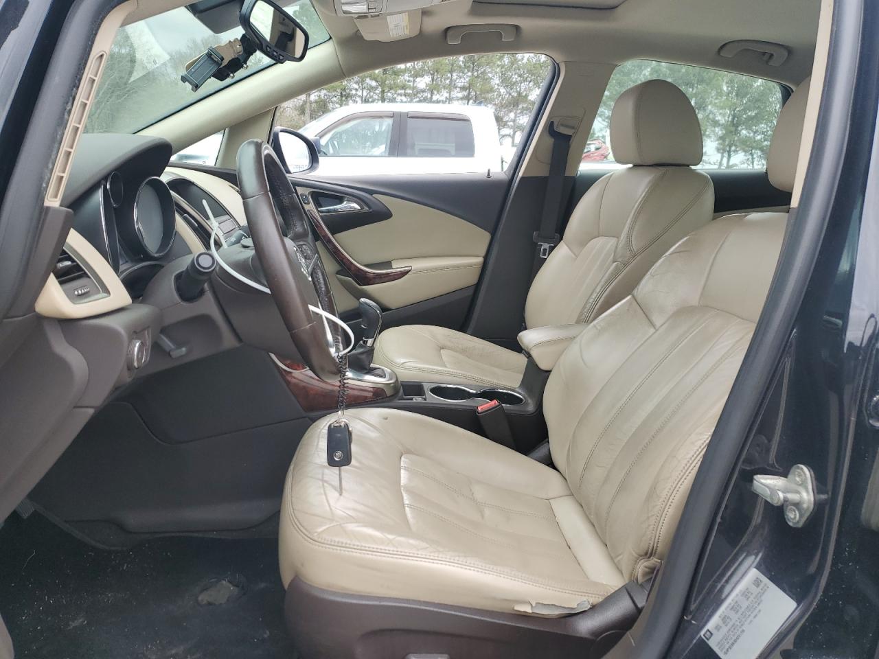 2013 Buick Verano VIN 1G4PS5SK0D4201735 Copart auction photo, undercarriage / front end damage thumbnail 7