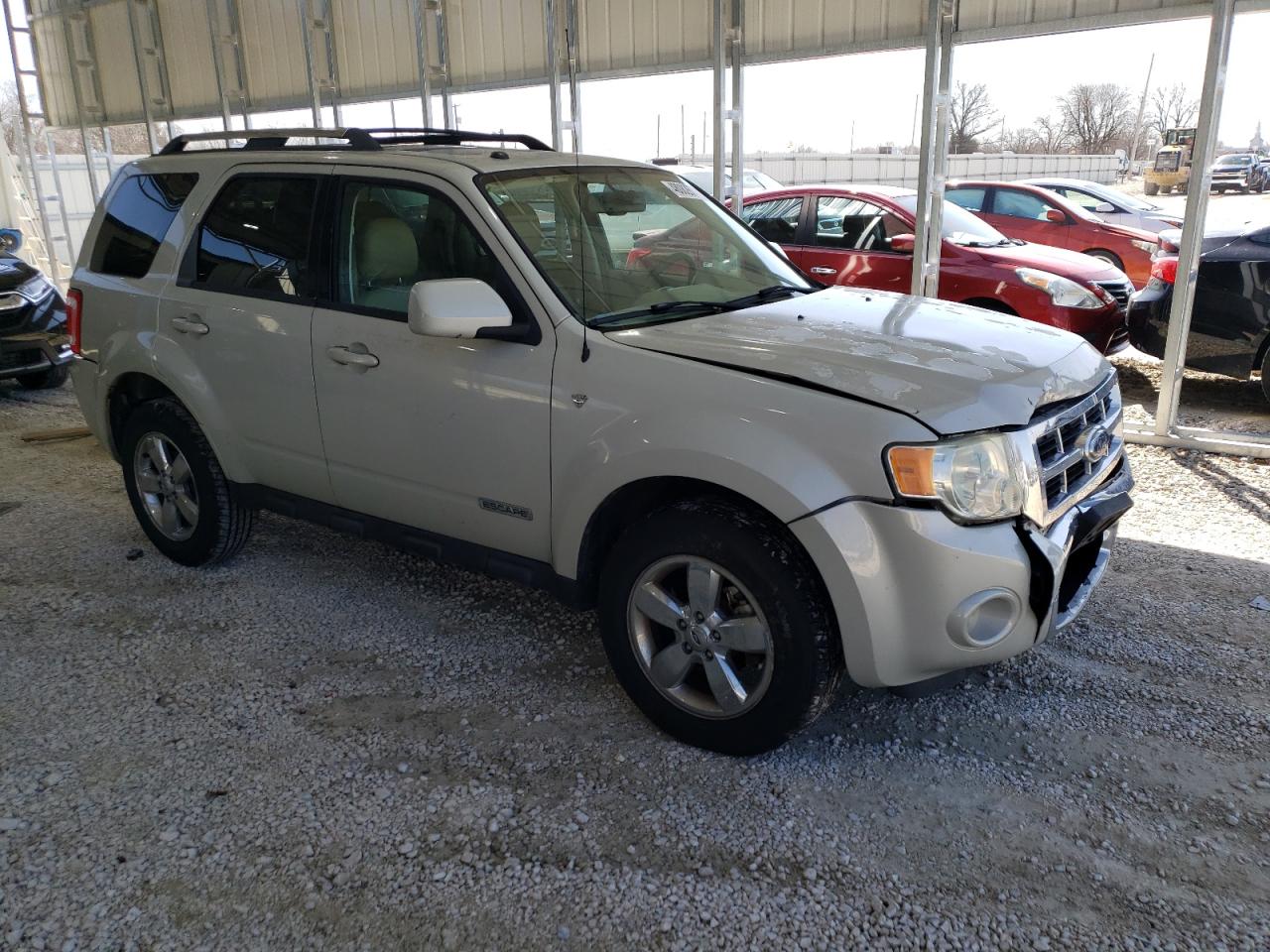 2008 Ford Escape VIN 1FMCU041X8KC23114 Copart auction photo, front end / rear end damage thumbnail 4