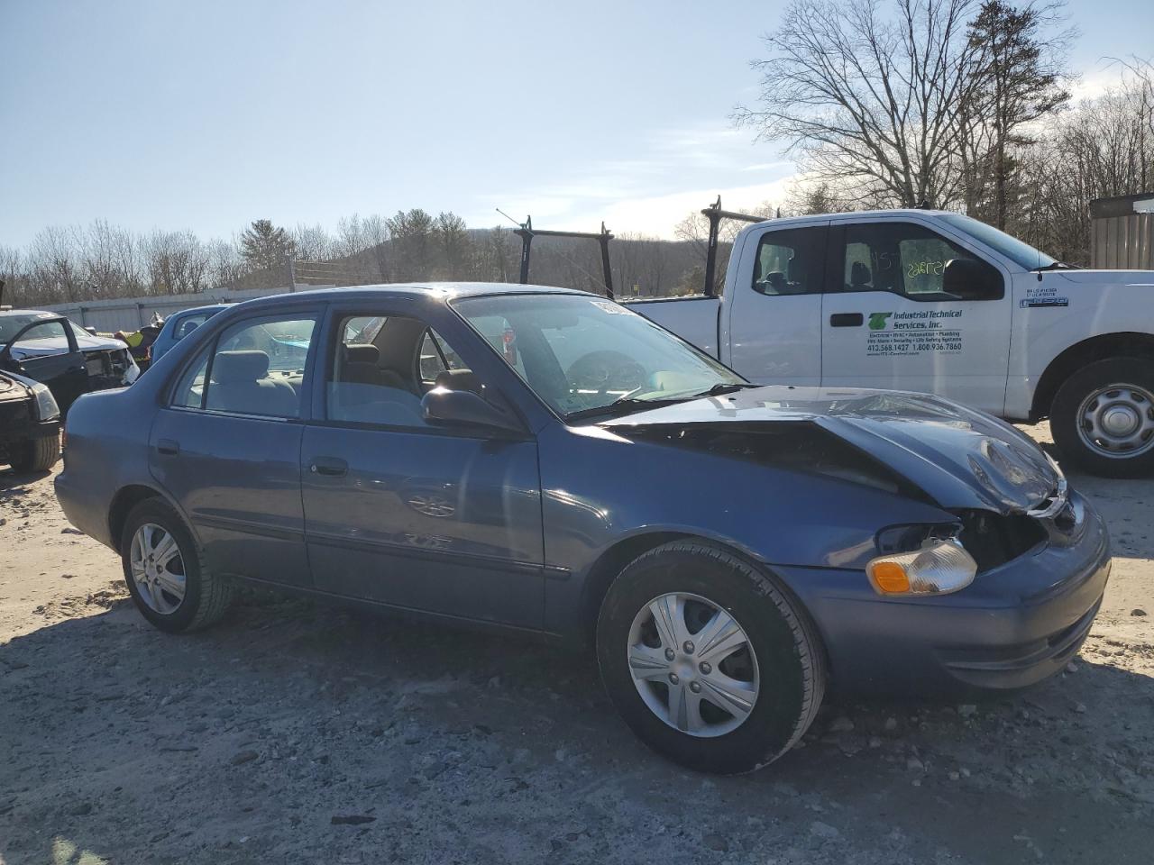 2000 Toyota Corolla VIN 2T1BR12E3YC317057 Copart auction photo, front end damage thumbnail 4