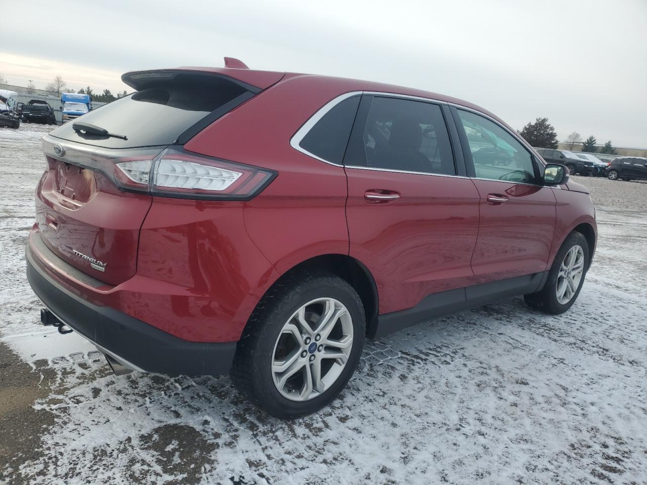 2018 Ford Edge VIN 2FMPK3K98JBB26074 Copart auction photo, front end damage thumbnail 3