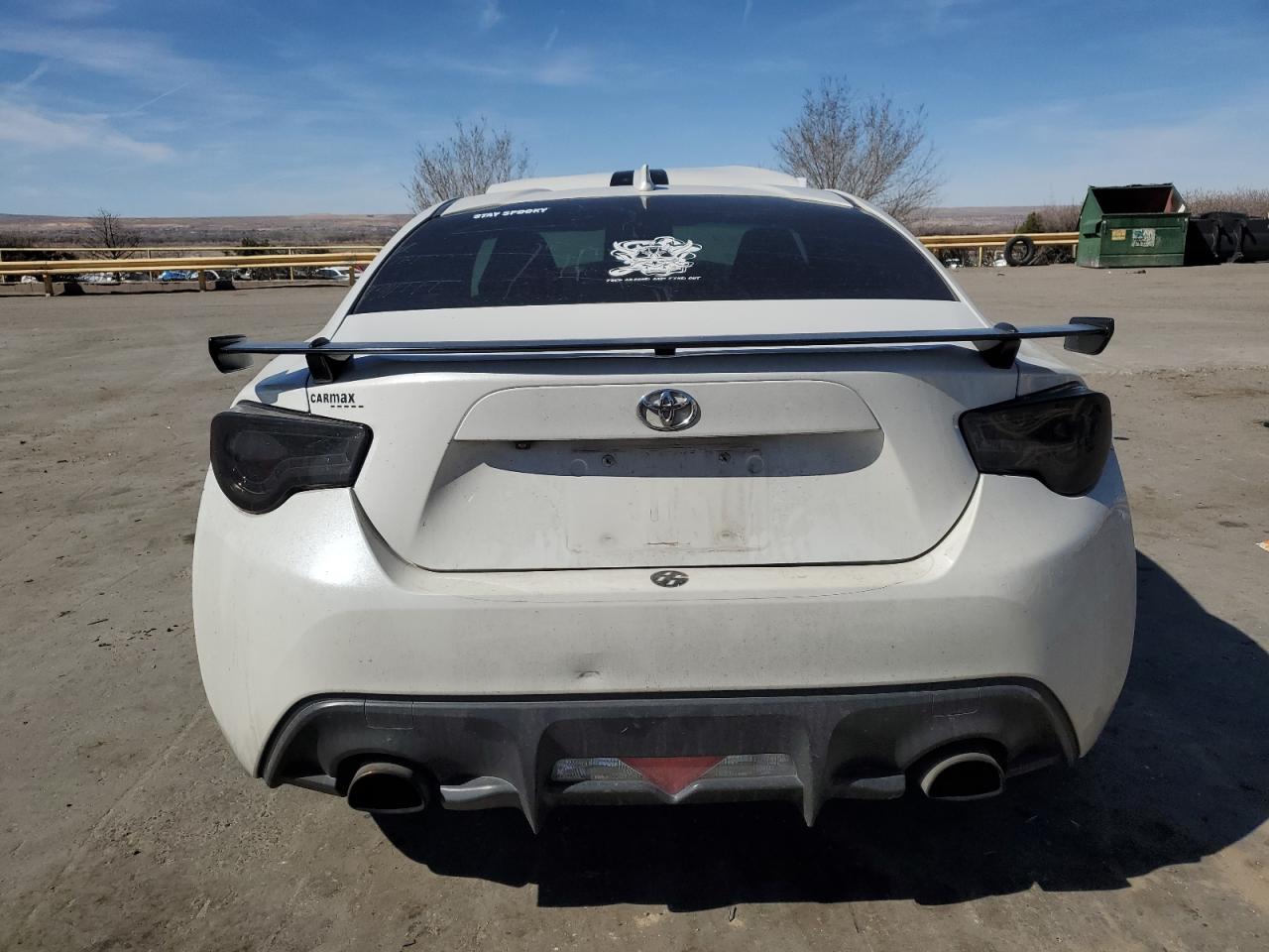 2017 Toyota GT86 VIN JF1ZNAA18H8707260 Copart auction photo, front end / side damage thumbnail 6