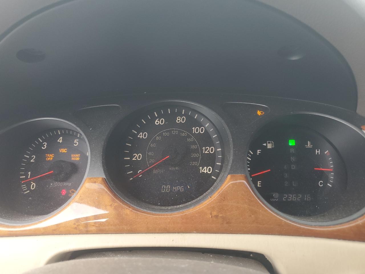 2006 Lexus ES VIN JTHBA30G165170799 Copart auction photo, front end / rear end damage thumbnail 9