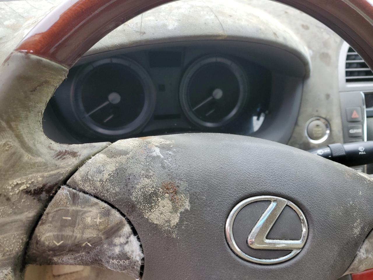 2008 Lexus ES VIN JTHBJ46G082244098 Copart auction photo, water/flood damage thumbnail 9