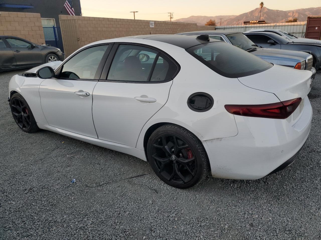 2021 Alfa Romeo Giulia VIN ZARFAMBN4M7650007 Copart auction photo, front end damage thumbnail 2