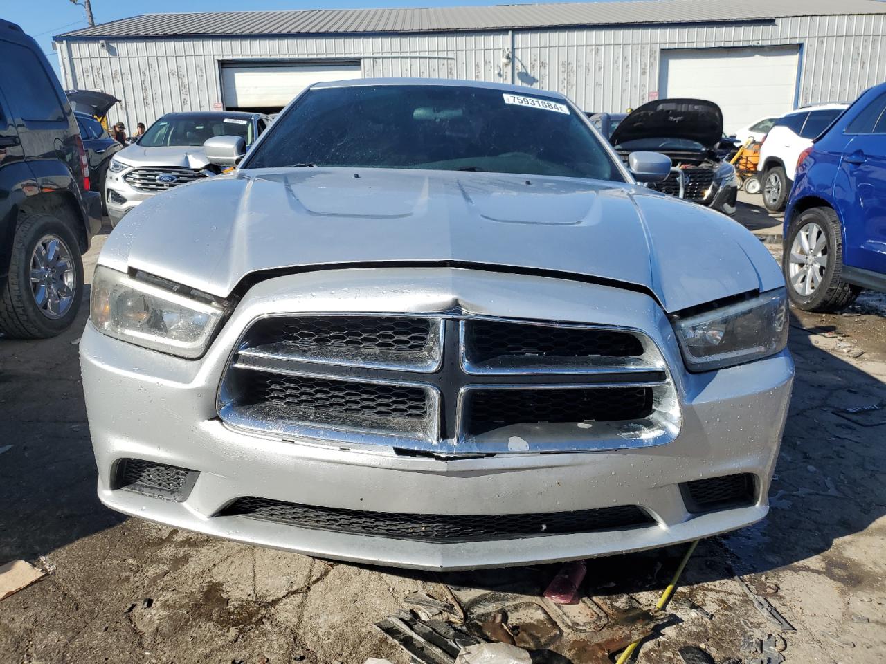 2012 Dodge Charger VIN 2C3CDXBG6CH281438 Copart auction photo, side / front end damage thumbnail 5
