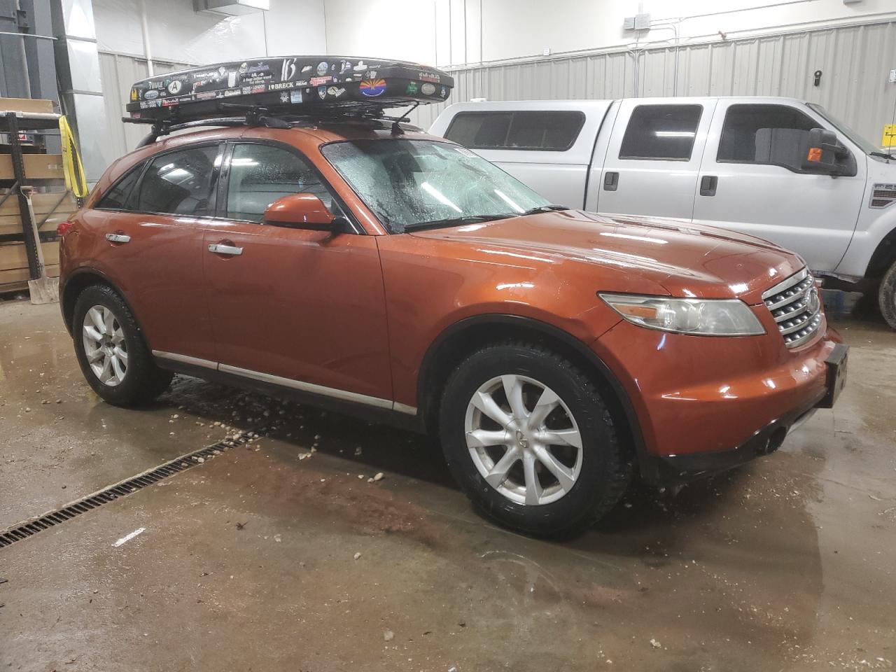 2006 Infiniti FX VIN JNRAS08W36X211295 Copart auction photo, front end damage thumbnail 4