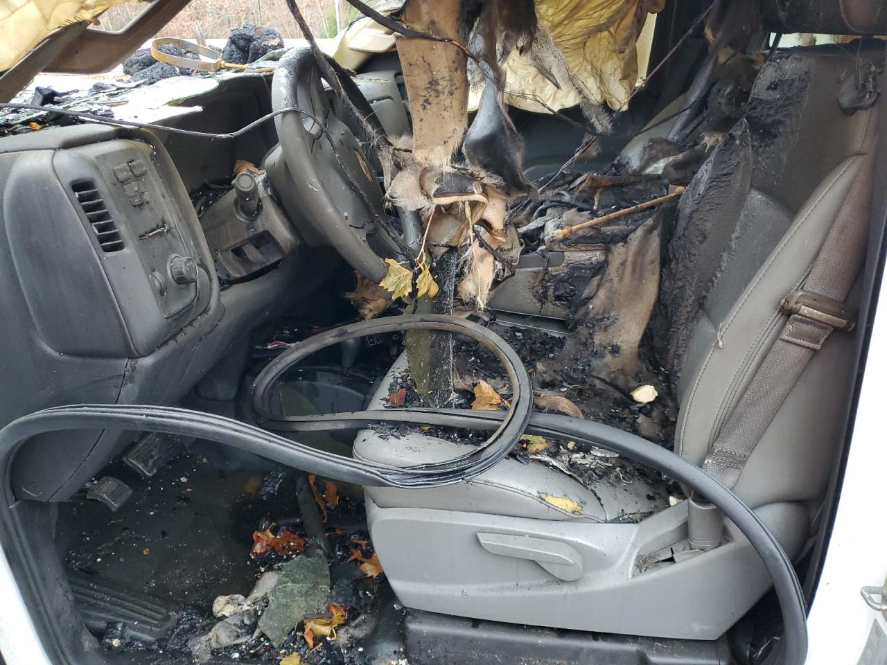 2015 Chevrolet Silverado VIN 1GC0KUEG1FZ134088 Copart auction photo, burn / burn - interior damage thumbnail 7