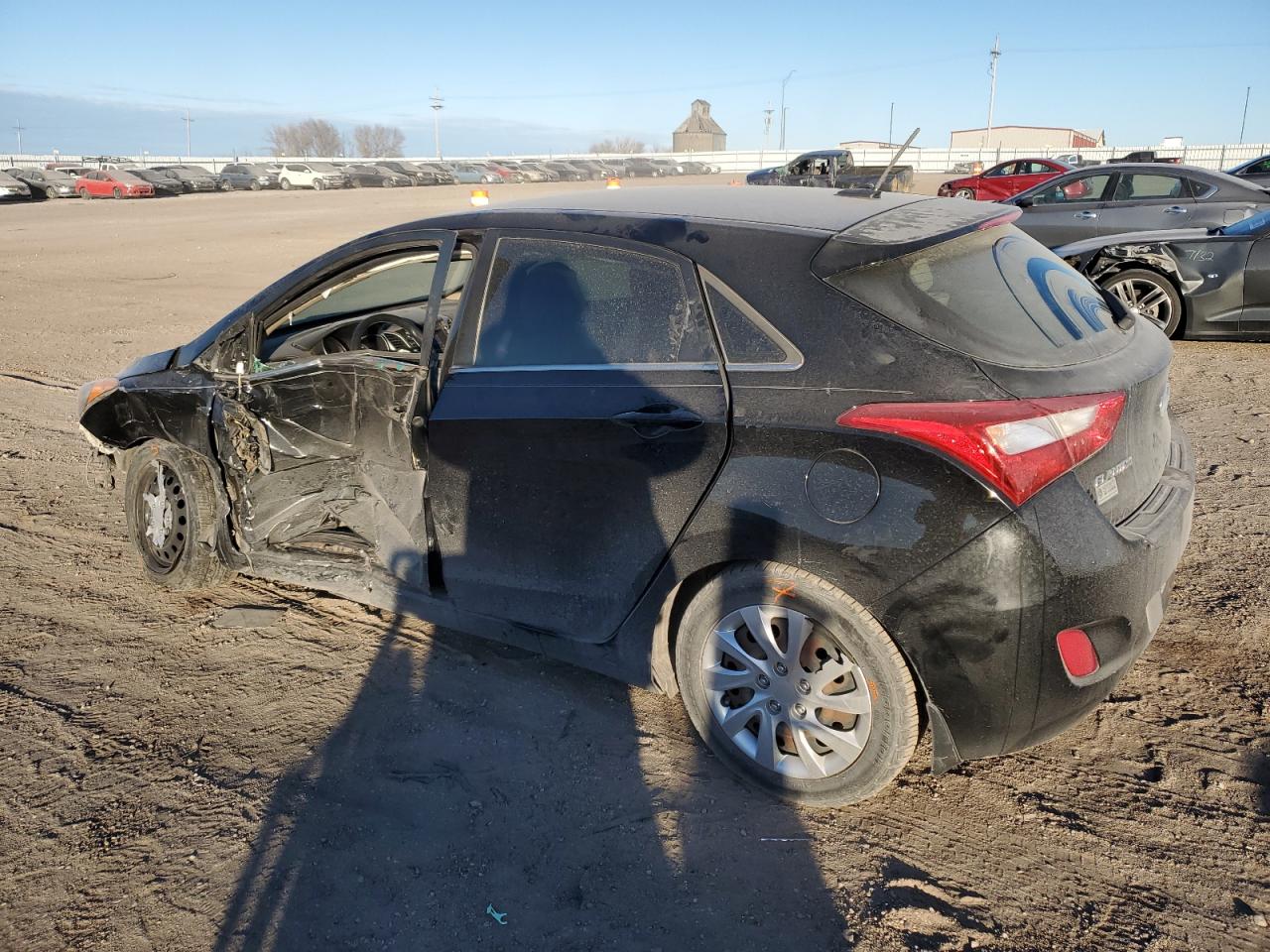2016 Hyundai Elantra VIN KMHD35LH5GU335227 Copart auction photo, all over / hail damage thumbnail 2