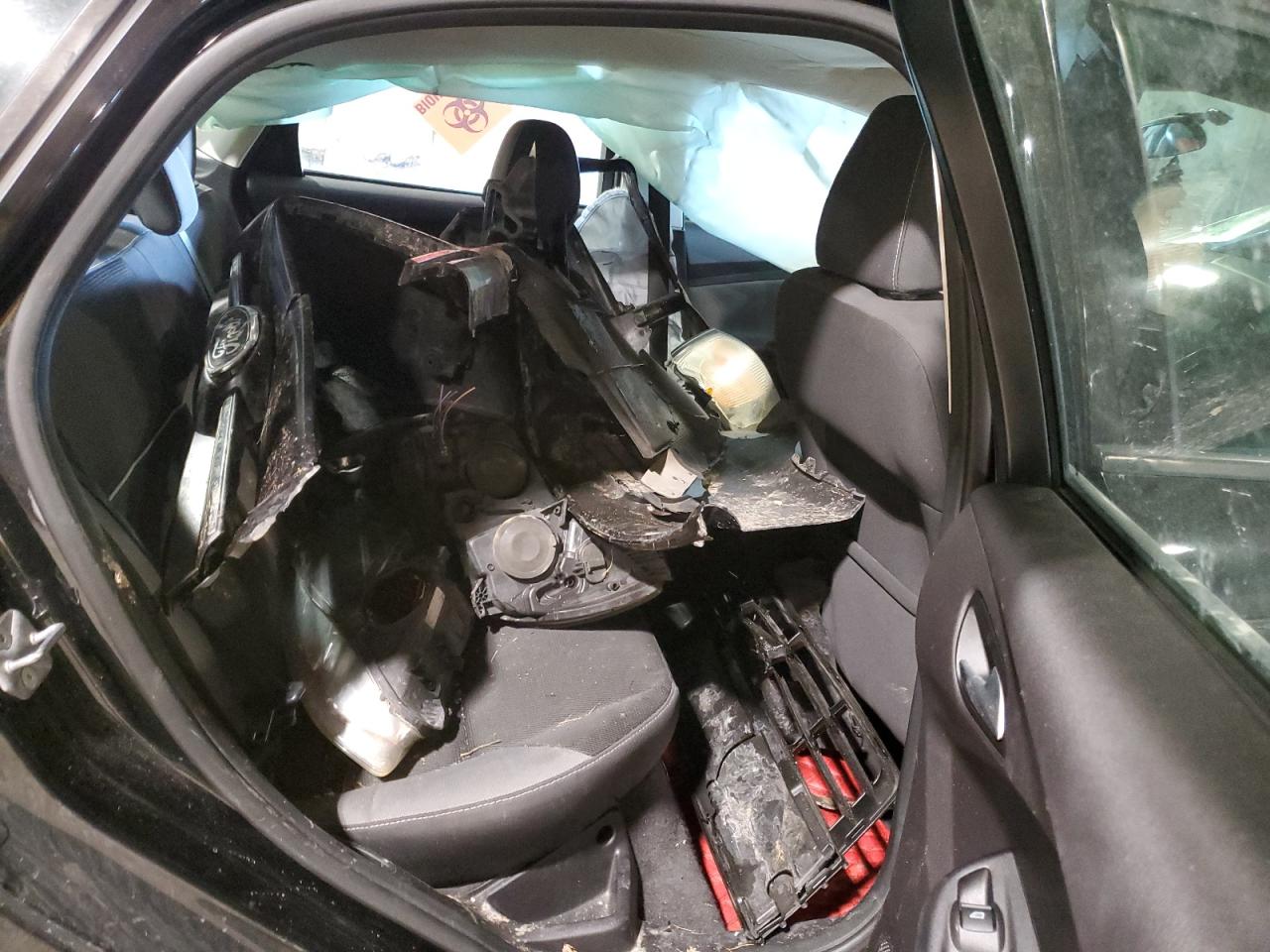 2014 Ford Focus VIN 1FADP3F24EL205341 Copart auction photo, front end / side damage thumbnail 10