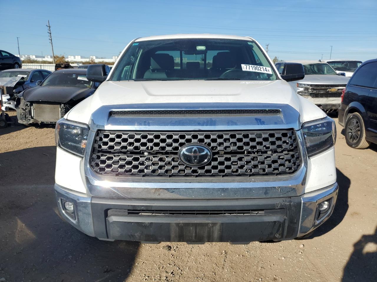 2021 Toyota Tundra VIN 5TFUY5F17MX049264 Copart auction photo, rear end / minor dent/scratches damage thumbnail 5