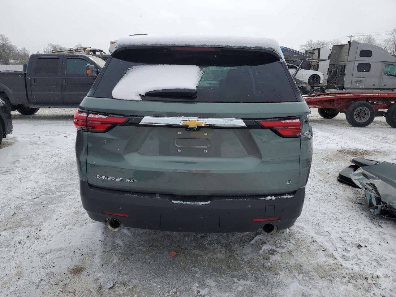 2022 Chevrolet Traverse VIN 1GNEVHKW8NJ160126 Copart auction photo, side damage thumbnail 6