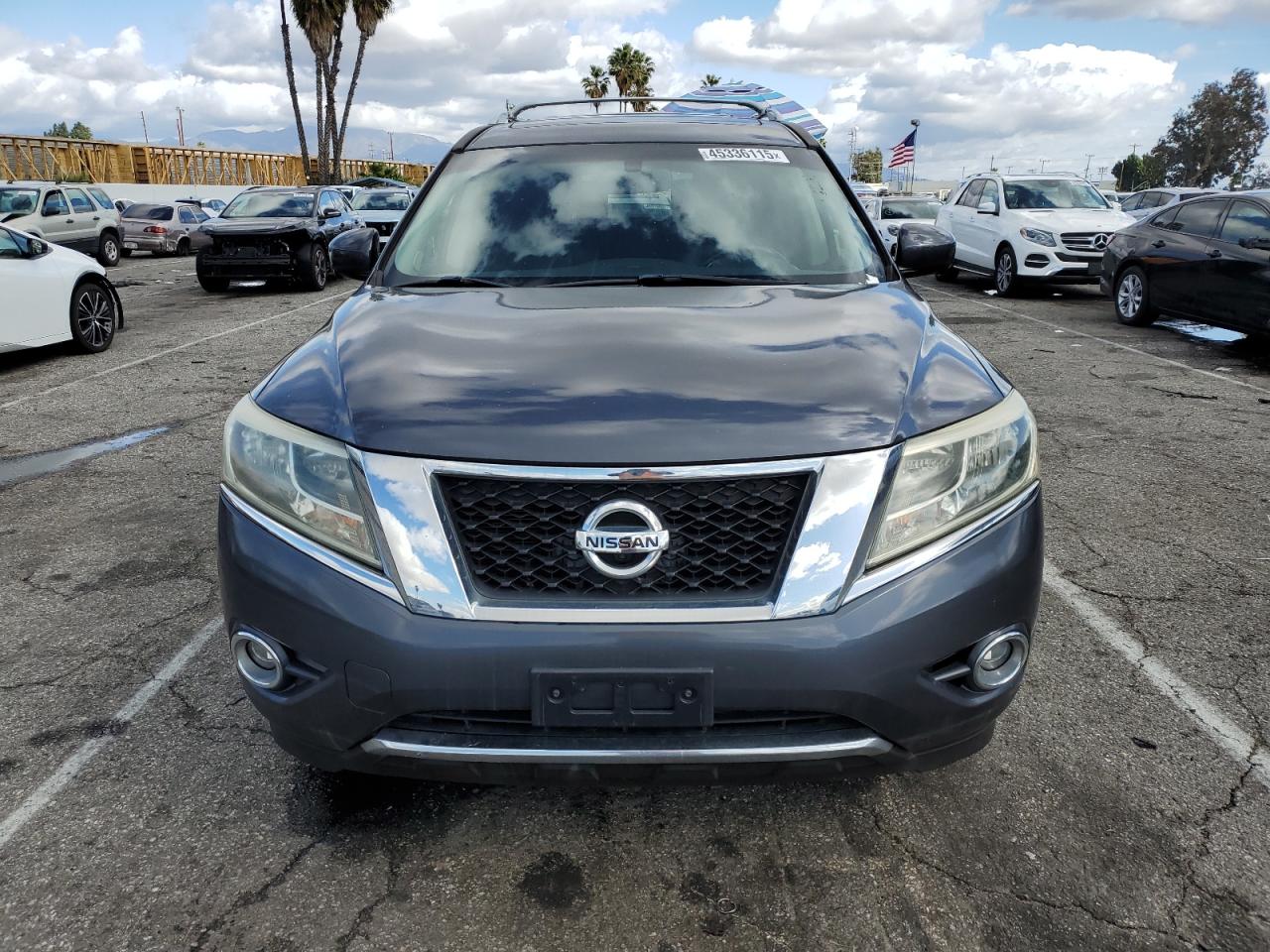 2014 Nissan Pathfinder VIN 5N1CR2MN8EC655464 Copart auction photo, normal wear / mechanical damage thumbnail 5