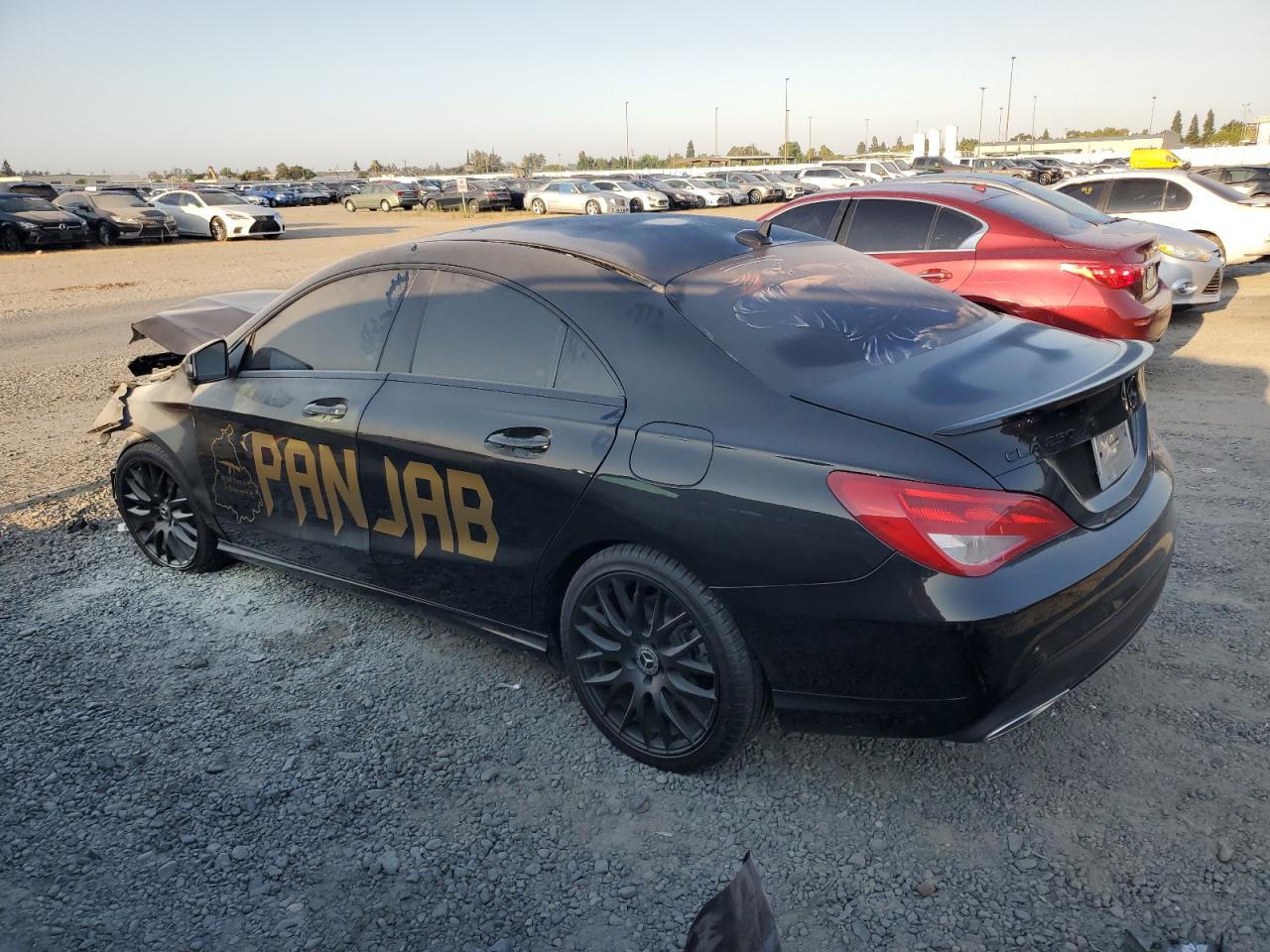 2018 Mercedes-Benz CLA-klasse VIN WDDSJ4EB5JN522396 Copart auction photo, front end damage thumbnail 2