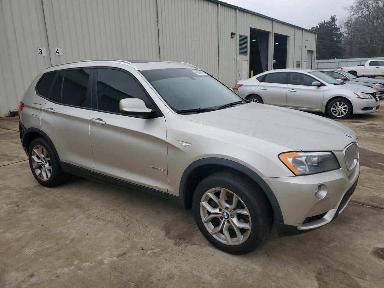 2012 BMW X3 VIN 5UXWX7C5XCL975418 Copart auction photo, rear end damage thumbnail 4