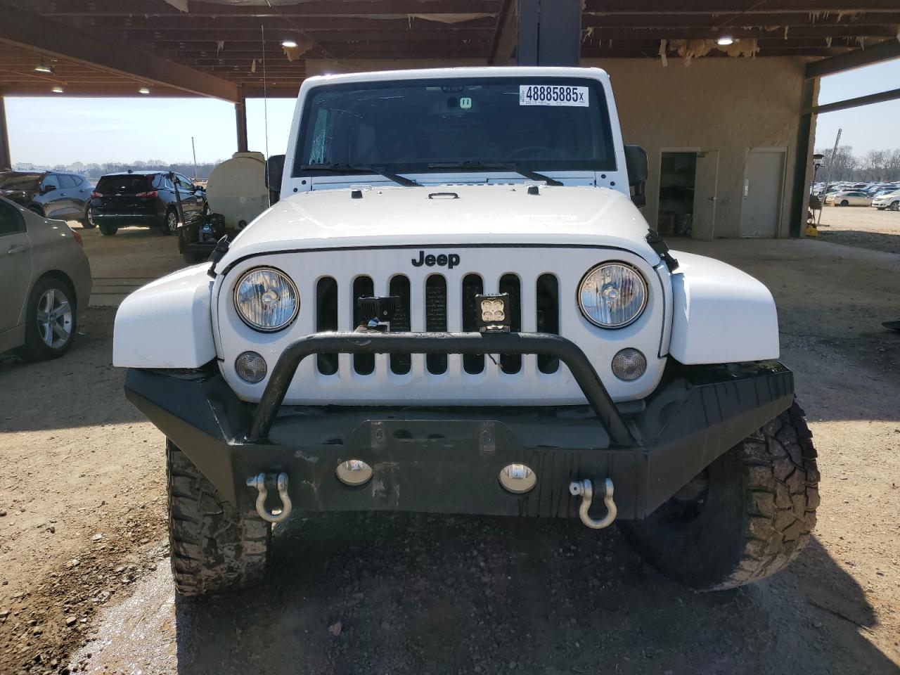 2015 Jeep Wrangler VIN 1C4BJWEG2FL561032 Copart auction photo, front end damage thumbnail 5