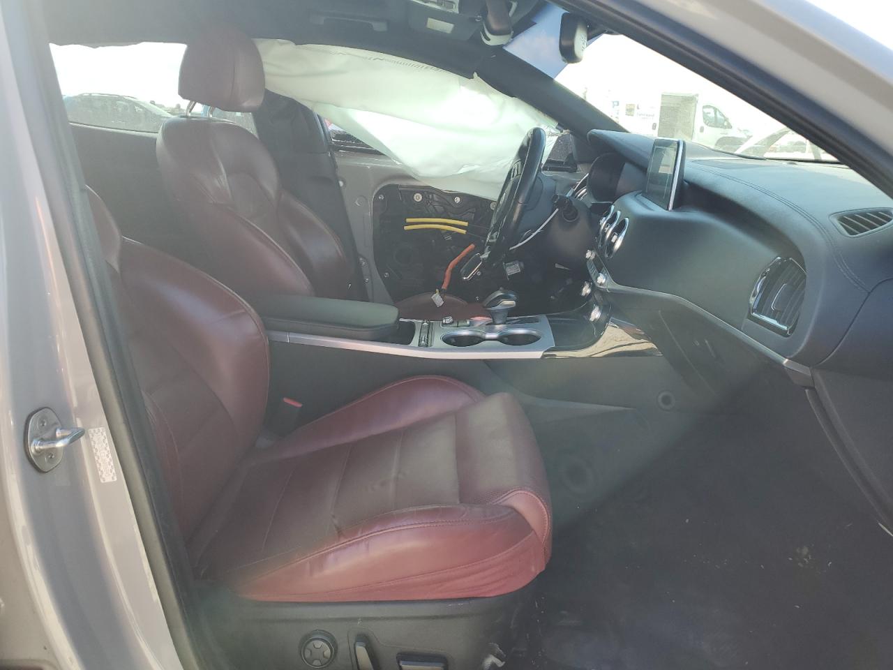 2018 KIA Stinger VIN KNAE55LC3J6016845 Copart auction photo, side / front end damage thumbnail 7