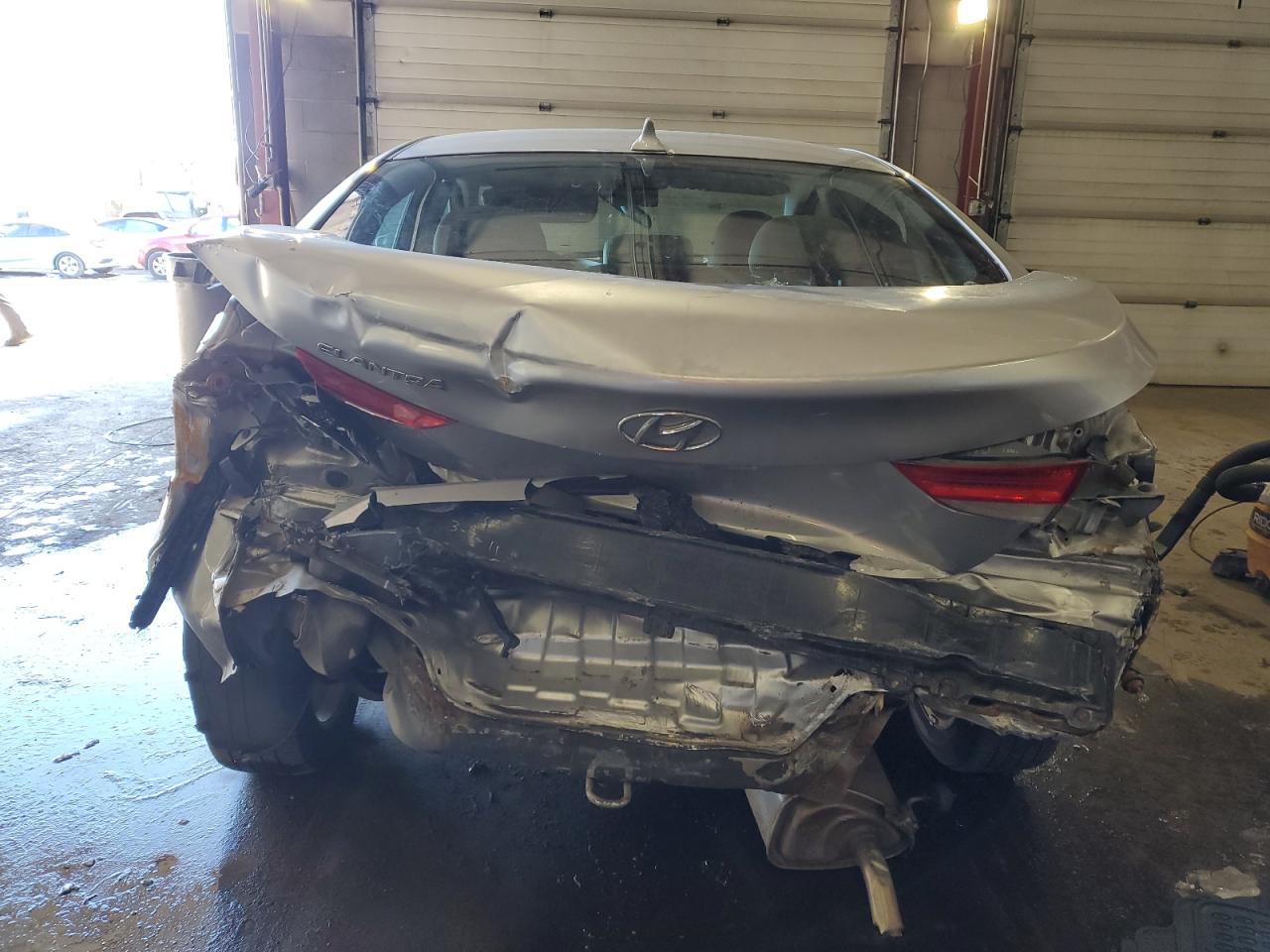 2011 Hyundai Elantra VIN 5NPDH4AE0BH044470 Copart auction photo, rear end damage thumbnail 6