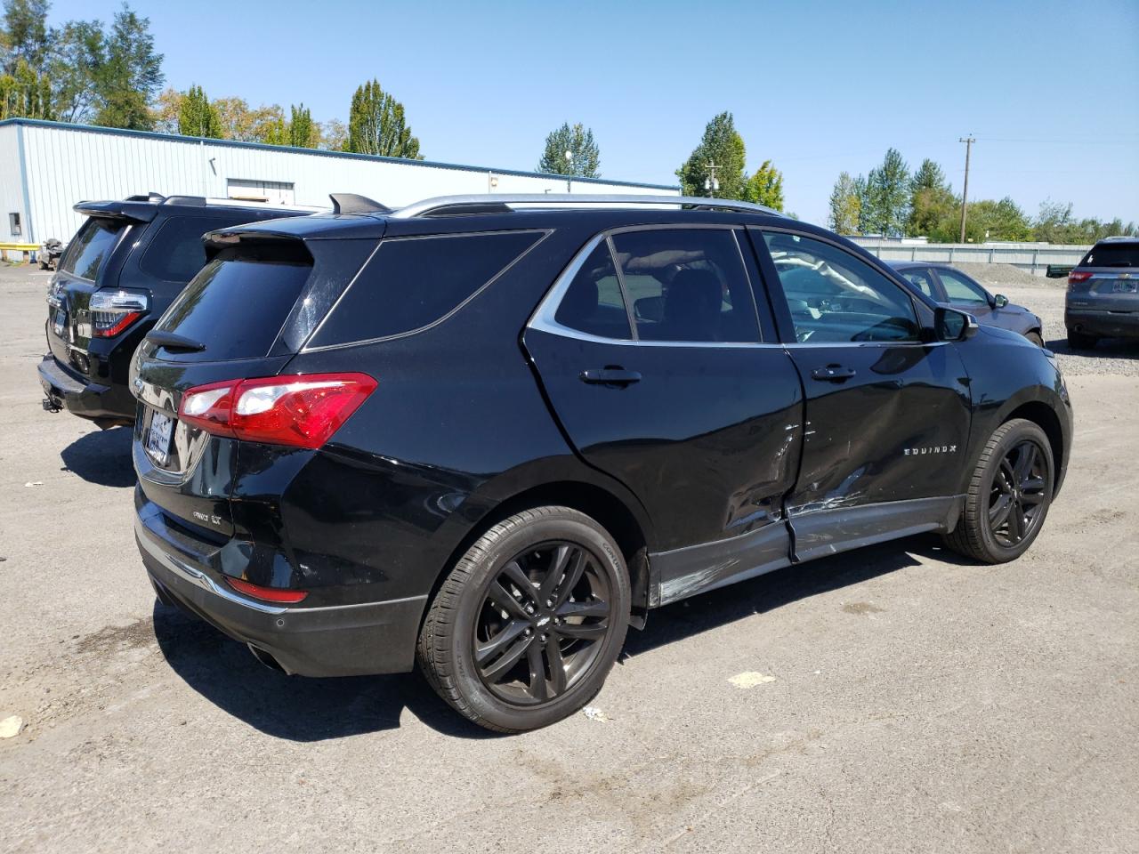 2020 Chevrolet Equinox VIN 2GNAXVEX3L6160539 Copart auction photo, side damage thumbnail 3