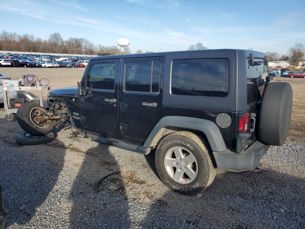 2016 Jeep Wrangler VIN 1C4HJWDG7GL323982 Copart auction photo, front end / side damage thumbnail 2