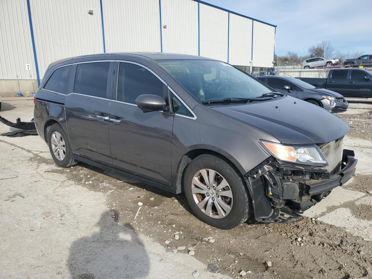 2016 Honda Odyssey VIN 5FNRL5H67GB022349 Copart auction photo, front end damage thumbnail 4