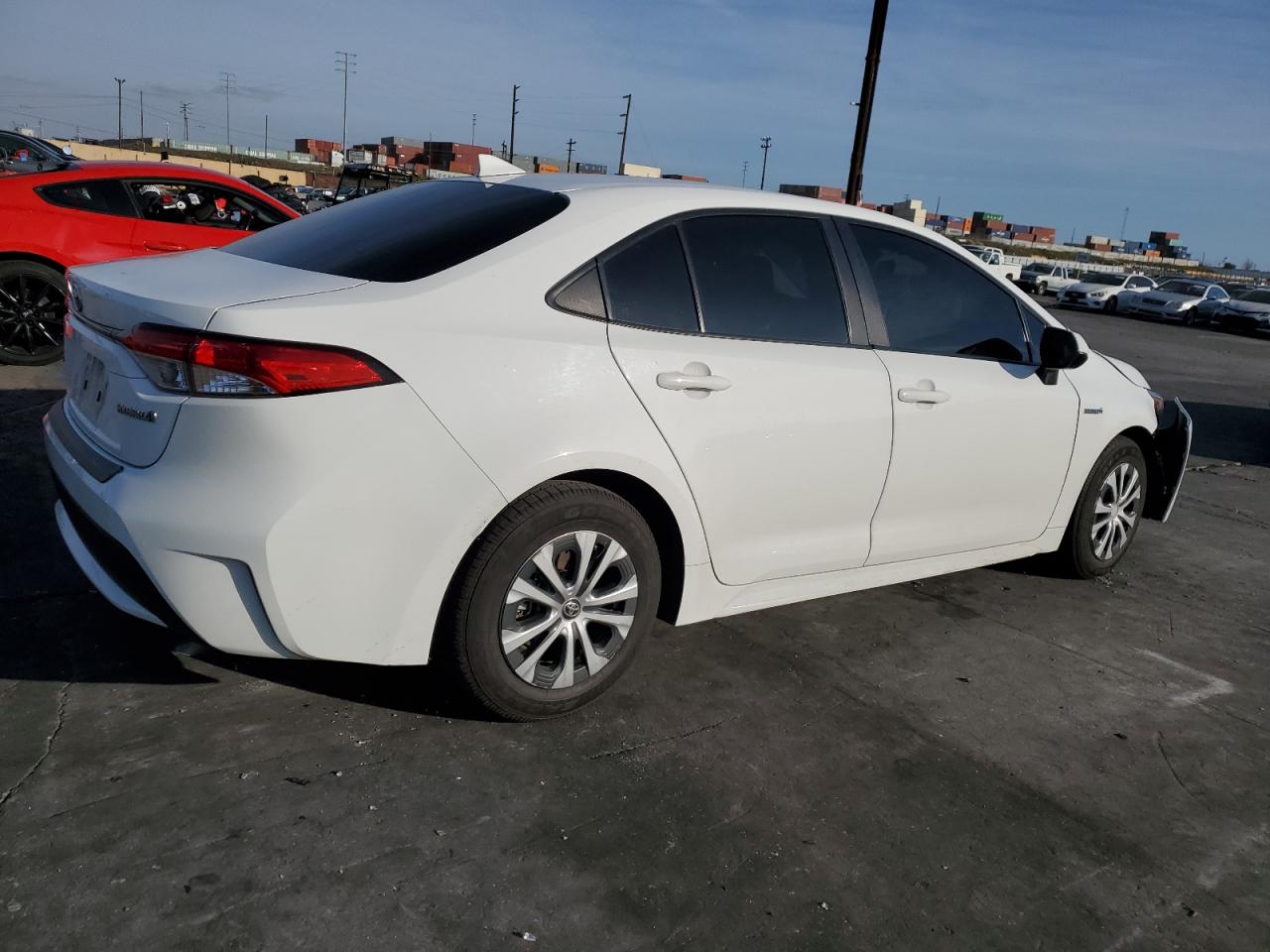 2021 Toyota Corolla VIN JTDEAMDE9MJ009747 Copart auction photo, front end damage thumbnail 3